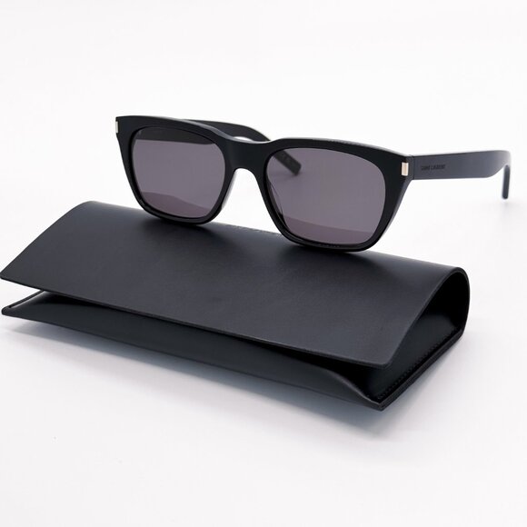 NEW SAINT LAURENT SL 598 001 UNISEX BLACK SUNGLASSES SAINT LAURENT SL598 001 - Picture 1 of 11
